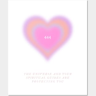 444 Angel numbers meaning Posters and Art